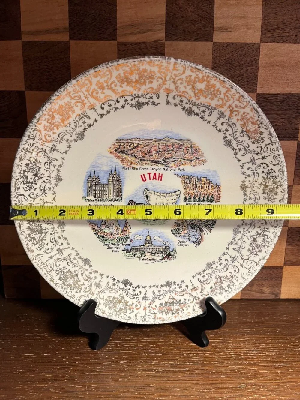 Utah Souvenir Decorative Plate A665